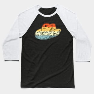 Cowboy Hat Desert Canyon Baseball T-Shirt